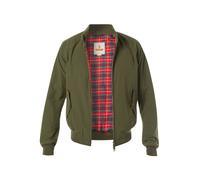 Baracuta Blouson Herren Stehkragen Baumwolle grün, 50 (M)