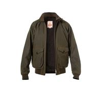 Baracuta Blouson Herren Stehkragen Baumwolle grün, 50 (M)