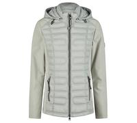 BARBARA LEBEK Damen Hybrid Jacke Down Free mit Kapuze (sage) Größe 38