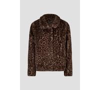 Barbara Lebek - Fake Fur Jacke bengal brown - Gr. - 46