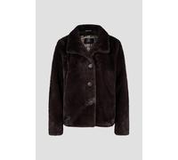 Barbara Lebek - Fake Fur Jacke dark brown - Gr. - 44
