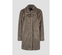 Barbara Lebek - Fake Fur Jacke taupe - Gr. - 46