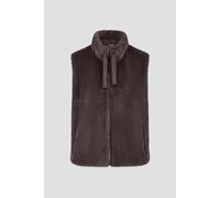 Barbara Lebek - Fake Fur Weste dark brown - Gr. - 38