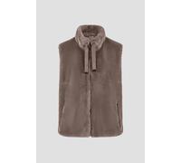 Barbara Lebek - Fake Fur Weste taupe - Gr. - 42