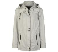 Barbara Lebek - Funktionsjacke mit Kapuze graphite - Gr. - 50