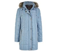 Barbara Lebek - Jacke Down Free mit Kapuze und Webpelz ice blue - Gr. - 38