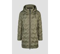 Barbara Lebek - Kurzmantel Polar Pearls mit Kapuze herbal green - Gr. - 40
