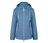 BARBARA LEBEK Steppjacke Damen mit abnehmbarer Kapuze, leichte Übergangsjacke oder Frühlingsjacke mit abnehmbarer Kapuze