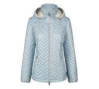Barbara Lebek - Sandwich-Steppjacke mit Kapuze sky blue - Gr. - 38