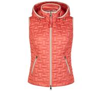 Barbara Lebek - Steppweste mit Kapuze flamingo - Gr. - 40