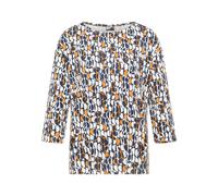 Barbara Lebek - T-Shirts navy/offwhite/mandarin - Gr. - 50