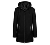 Barbara Lebek - Wolljacke mit Kapuze black - Gr. - 46