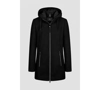 Barbara Lebek - Wolljacke mit Kapuze black - Gr. - 44