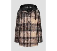 Barbara Lebek - Wolljacke mit Kapuze taupe - Gr. - 38