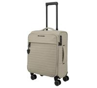Travelite - travelite BARBARA STEPP Trolley 4-Rollen S exp. Satin Nude Braun Braun, 55 CM