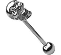 Barbell Totenkopf Zirkonia