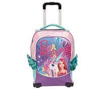 Barbie 2022 Trolley, 2 Räder, Glamour und Gewissen, gepolsterte Rückenlehne, verstärkte Räder, geformte Radabdeckung, BAP903000, Giochi Preziosi