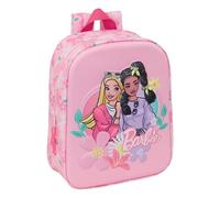 Barbie 3D-Kinderrucksack, leicht zu reinigen, ideal für Kinder verschiedener Altersgruppen, bequem und vielseitig, Qualität und Widerstandsfähigkeit, 22 x 10 x 27 cm