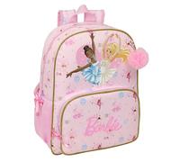 Safta Barbie Ballet 19l Backpack Rosa Kinder