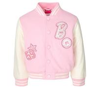 Barbie Bomberjacke für Mädchen, French Terry, für kleine Kinder roß, Pink, 14-16
