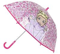 CERDÁ LIFE'S LITTLE MOMENTS Barbie Bubble-Regenschirm - Manuelle Öffnung - Farbe Rosa - Hergestellt aus 100% POE mit Fiberglasrahmen - Original Produkt entworfen in Spanien