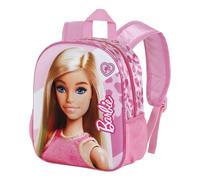 Barbie Fashion-Kleiner 3D Rucksack, Rosa, 26 x 31 cm, Kapazität 8,5 L