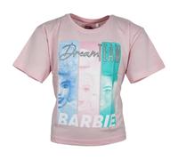 Barbie & Friends T-Shirt für Mädchen - Oversize Kurzarmshirt mit Dream-Team-Print - 100 % Baumwolle - Größen 134-164 - in Rosa oder Weiß - Offiziell lizenziert, Farbe: Rosa, Bekleidungsgröße: 158/164