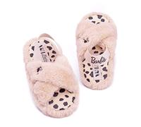 Barbie Girls Pantoffeln Kinder Doll Fluffy Cross Gurt House Sliders 33 EU