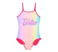 Barbie Mädchen Badeanzug Einteiler Schwimmanzug Kinder Schwimmkostüm, Größen 4 bis 10 Jahre (DE/NL/SE/PL, Alter, 4 Jahre, Regular, Mehrfarbig)