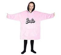Barbie Pullover Mädchen Hoodie Decke, Fleece Oversized Blanket Hoodie Mädchen (Rosa)
