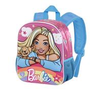 Barbie Rainbow-Kleiner 3D Rucksack, Rosa, 26 x 31 cm, Kapazität 8,5 L