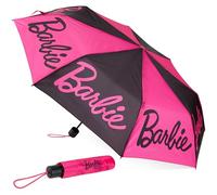 Barbie Regenschirm Damen, Mädchen & Teenager, Taschenschirm, Geschenke für Frauen & Kinder