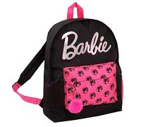 Barbie Rucksack für Erwachsene, Teenager, Mädchen, Kinder, Schule, Uni, Schwarz, Reisetasche, rose, Einheitsgröße