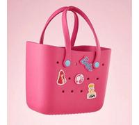 Barbie Sunshine Series große Kapazität perforierte Lunch Tasche - Pink, perfekt für Einkaufen, bequeme Griffe, gute Wahl für Valentinstag Geschenke (1