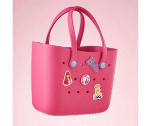Barbie Sunshine Series große Kapazität perforierte Lunch Tasche - Pink, perfekt für Einkaufen, bequeme Griffe, gute Wahl für Valentinstag Geschenke (1