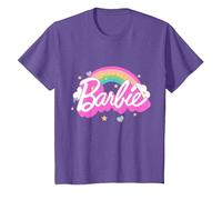Barbie T-Shirt, Mädchen, Regenbogen, viele Größen+Farben T-Shirt, Kinder, Heidekrautlila, 140