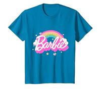 Barbie T-Shirt, Mädchen, Regenbogen, viele Größen+Farben T-Shirt, Kinder, Saphir, 104