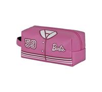 Barbie Varsity-Plus Brick Reise-Kosmetiktasche, Rosa, 25 x 12 cm