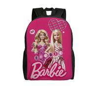 Barbie Vielseitiger Rucksack Waschbarer Freizeitstil Schulrucksack Trendiger Oxford-Stoff-Computerrucksack