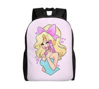 Barbie Vielseitiger Rucksack Waschbarer Freizeitstil Schulrucksack Trendiger Oxford-Stoff-Computerrucksack