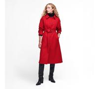 Barbour Alberta Wool Trench Coat - Blaze Red - 18/46 Moderner Trenchcoat für Frauen Jacken, Mäntel und Westen