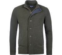 BARBOUR Strickjacke ESSENTIAL olive | L