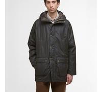 Barbour Bedale Waxed Parka - Olive - L Verlängerte Version der gewachsten Jacke Bedale Wachsjacken