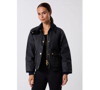 Barbour - Bekleidung Cropped Beadnell Wax Jacket - Blau - Größe XXS