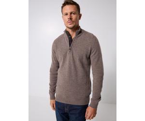 Barbour - Bekleidung holden half zip knitted jumper - lila - Größe L