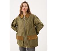 Barbour Regular Fit Funktionsjacke aus reiner Baumwolle Modell 'LANESHAW' in Oliv, Größe 38