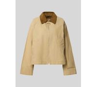Barbour Blouson aus reiner Baumwolle Modell 'CAITLIN' in Beige, Größe 36