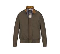 Barbour Blouson Herren Stehkragen Baumwolle grün, M