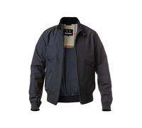 Barbour Blouson Herren Stehkragen Mikrofaser blau, M