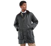 Barbour Border Wax Jacket - Sage - 40/M Wachsmantel mit Tartan-Futter Wachsjacken